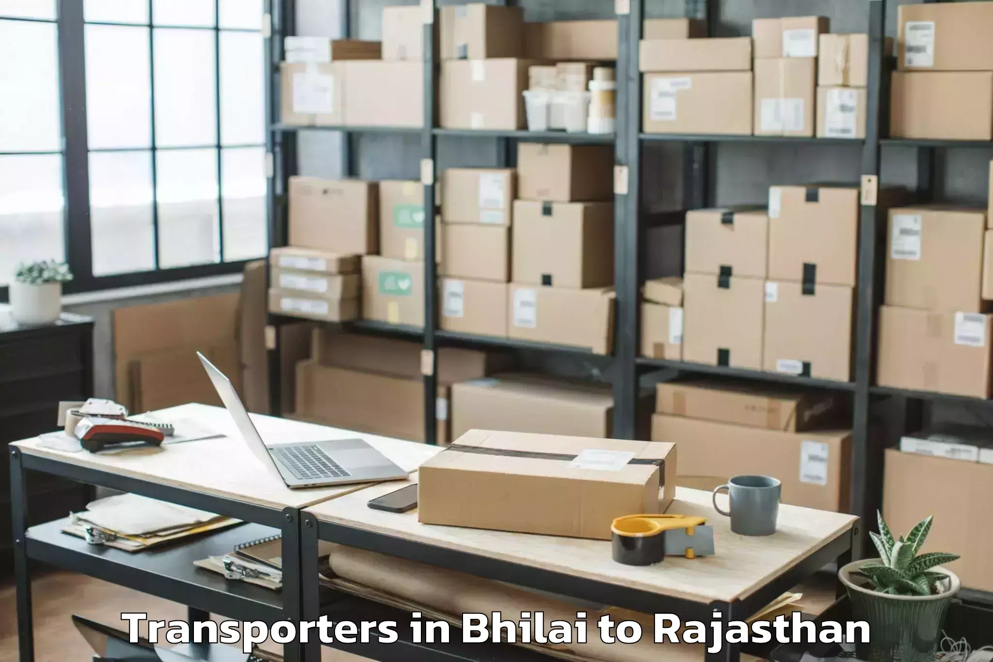 Top Bhilai to Bhim Transporters Available